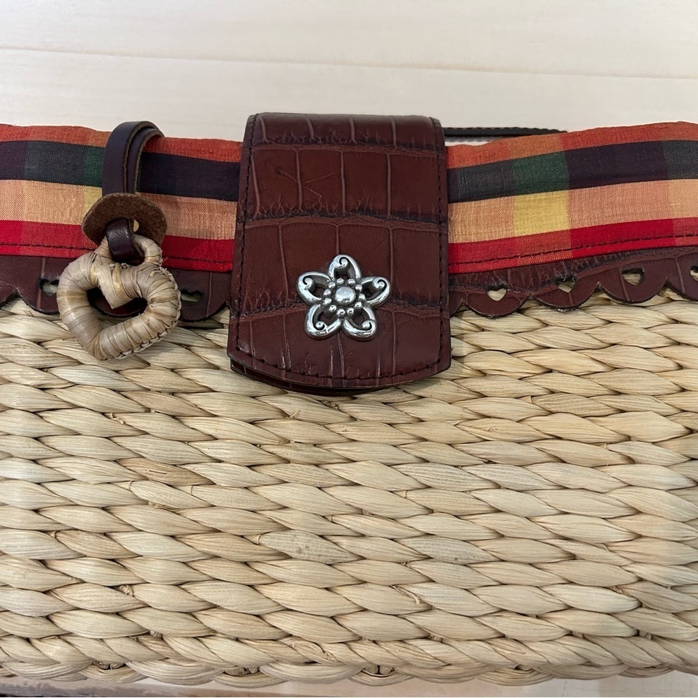 Vintage Brighton straw bag
